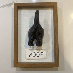 Mud Pie Natural Wood Wall Plaque